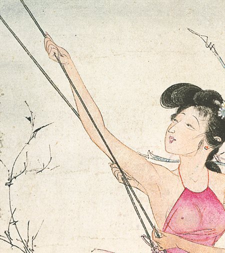 临翔-胡也佛的仕女画和最知名的金瓶梅秘戏图